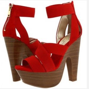Jessica Simpson platform heels